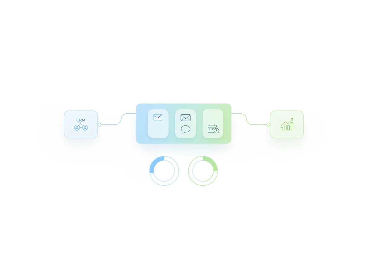 Automation workflow dashboard concept for NextPhase Automations