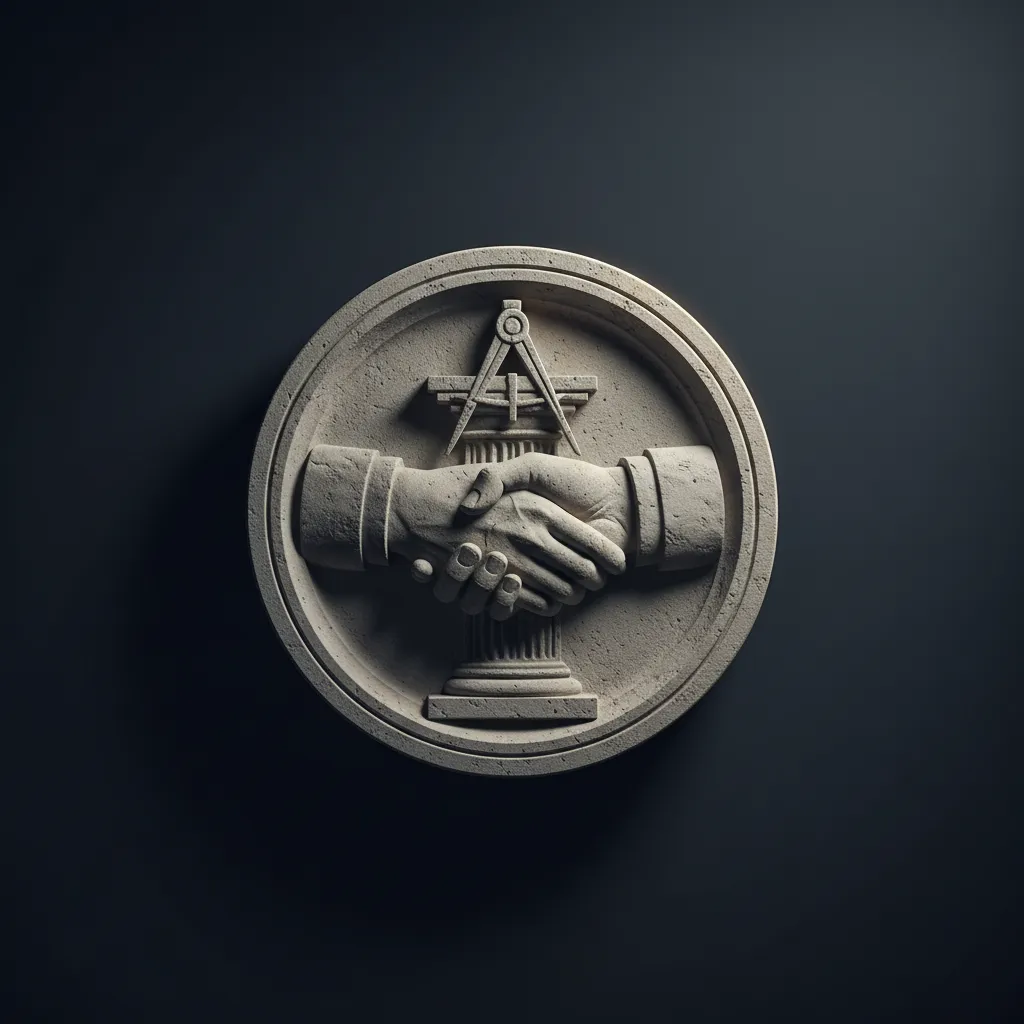 Architectural Masonic Motif - Brotherhood