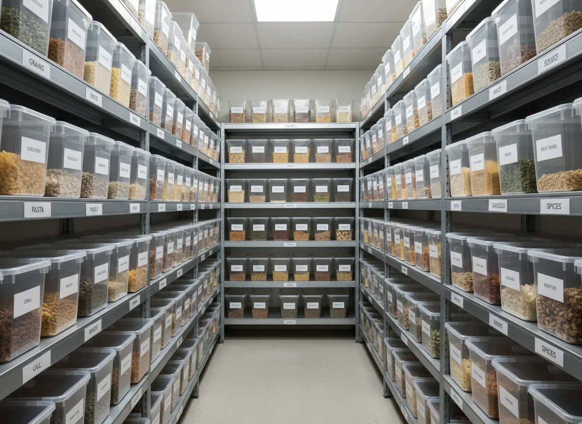 After photo placeholder - Dry Storage Labeling