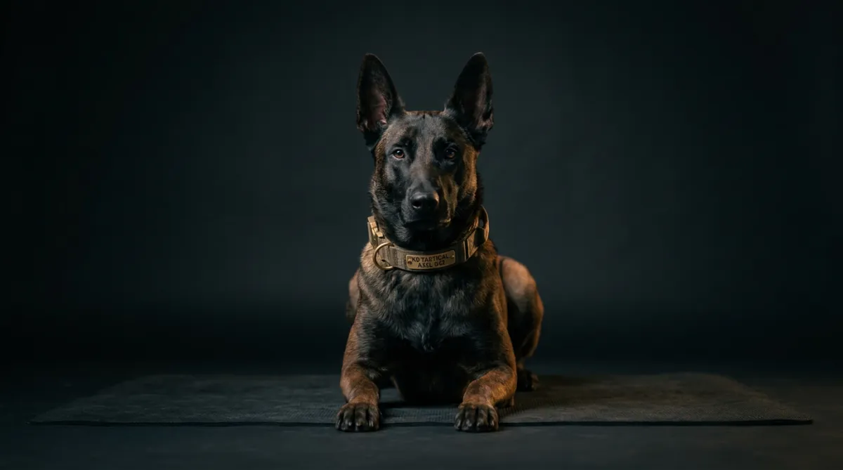 Tactical working dog in structured board and train environment
