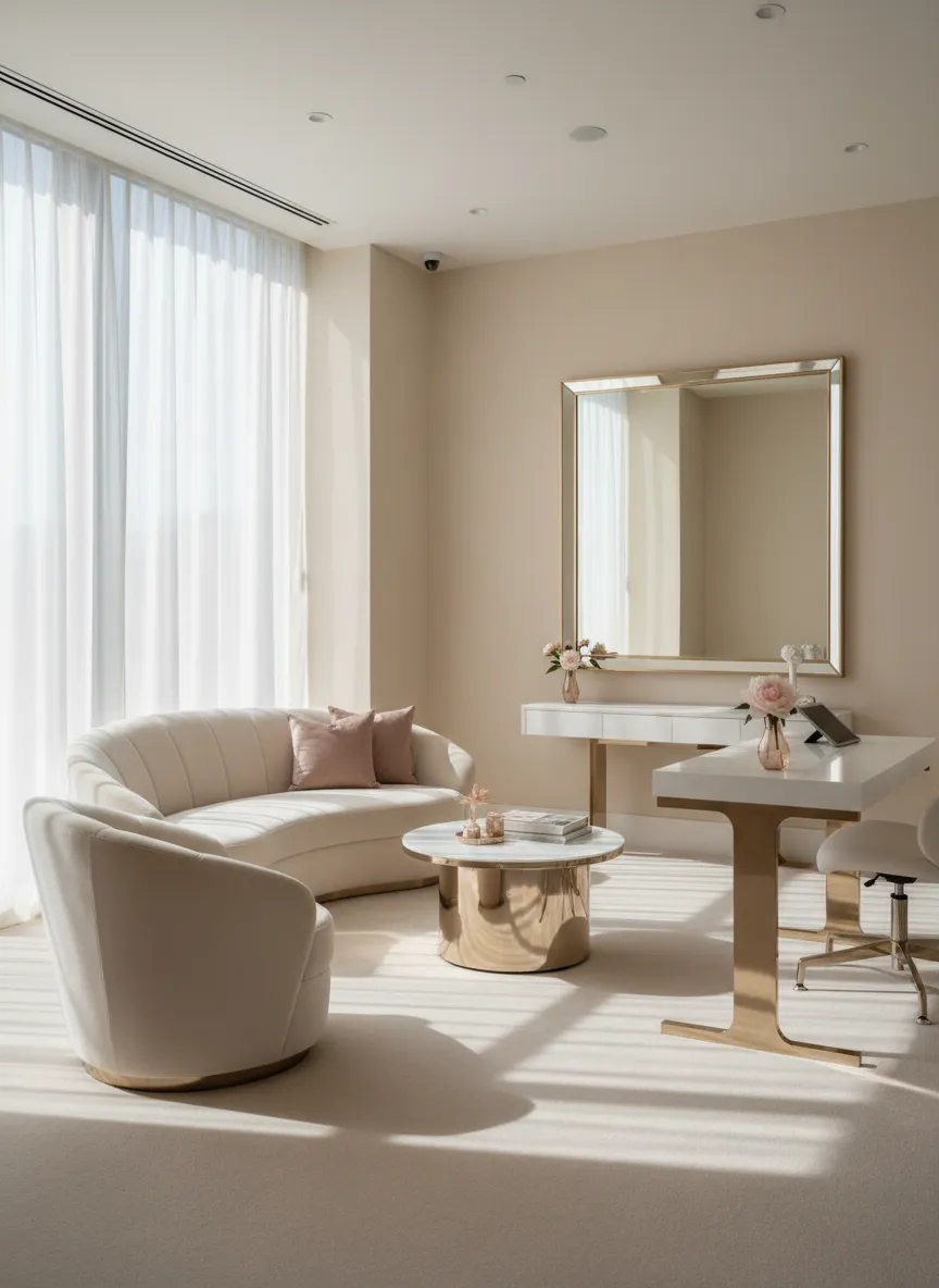 Refined Lumière aesthetics consultation room