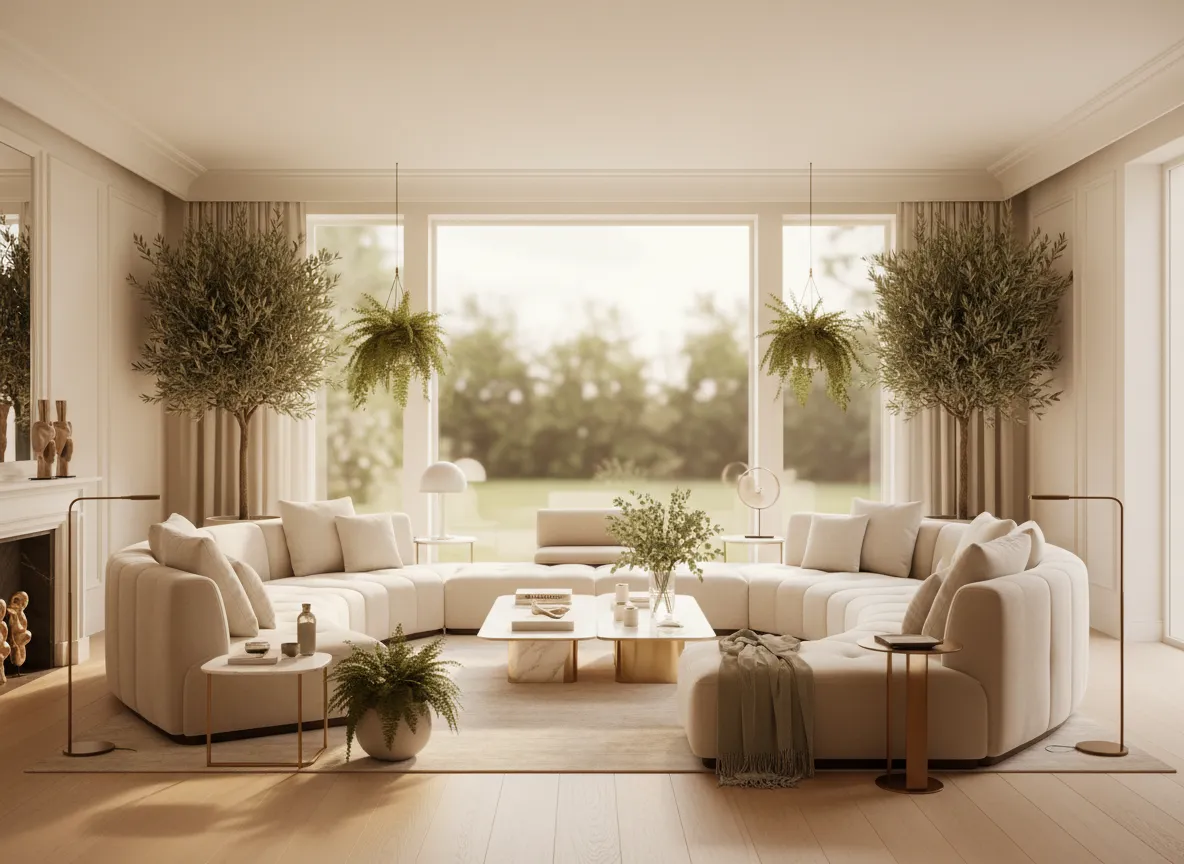 Luxury real estate property interior representing the elegant Synergy system