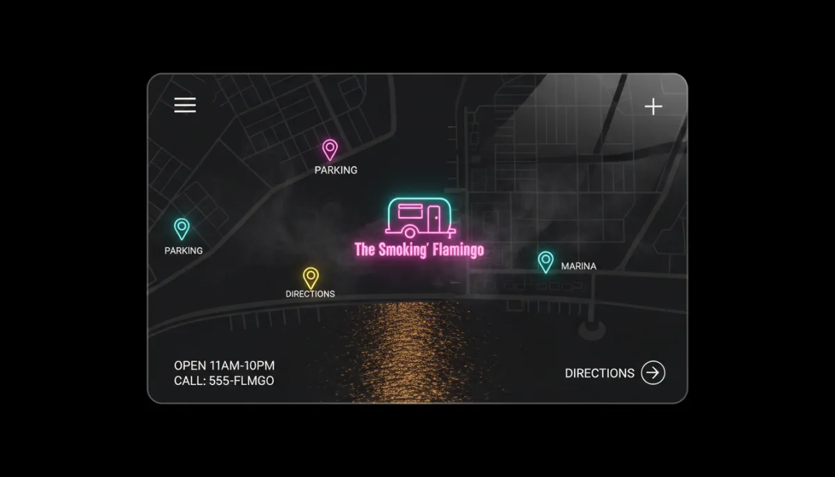 Interactive Map Interface Placeholder