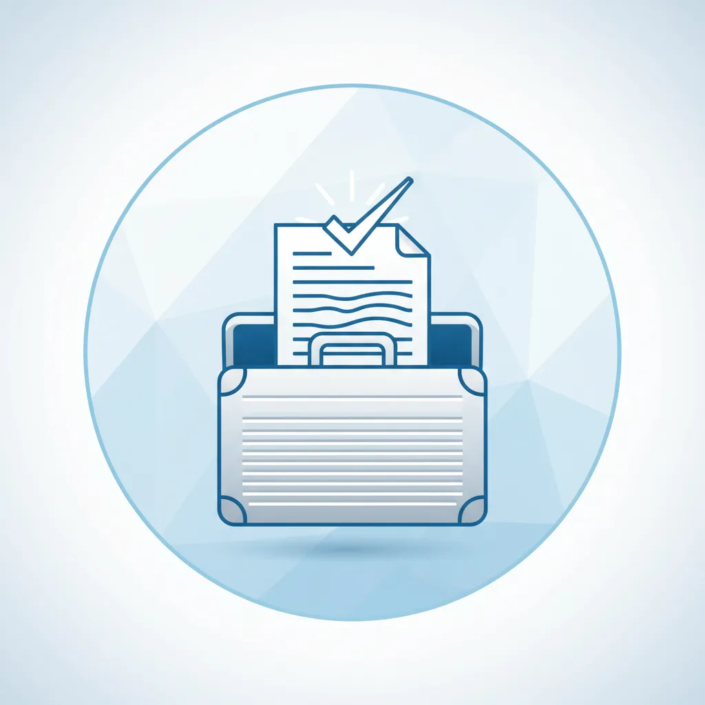 contract briefcase icon