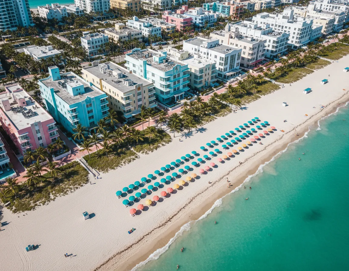 Miami South Beach shoreline