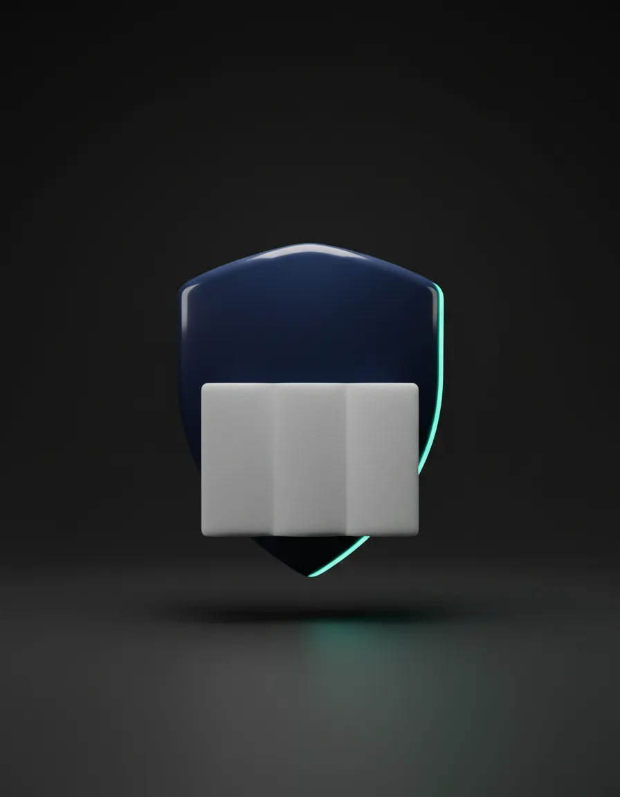 Abstract trust and security symbol