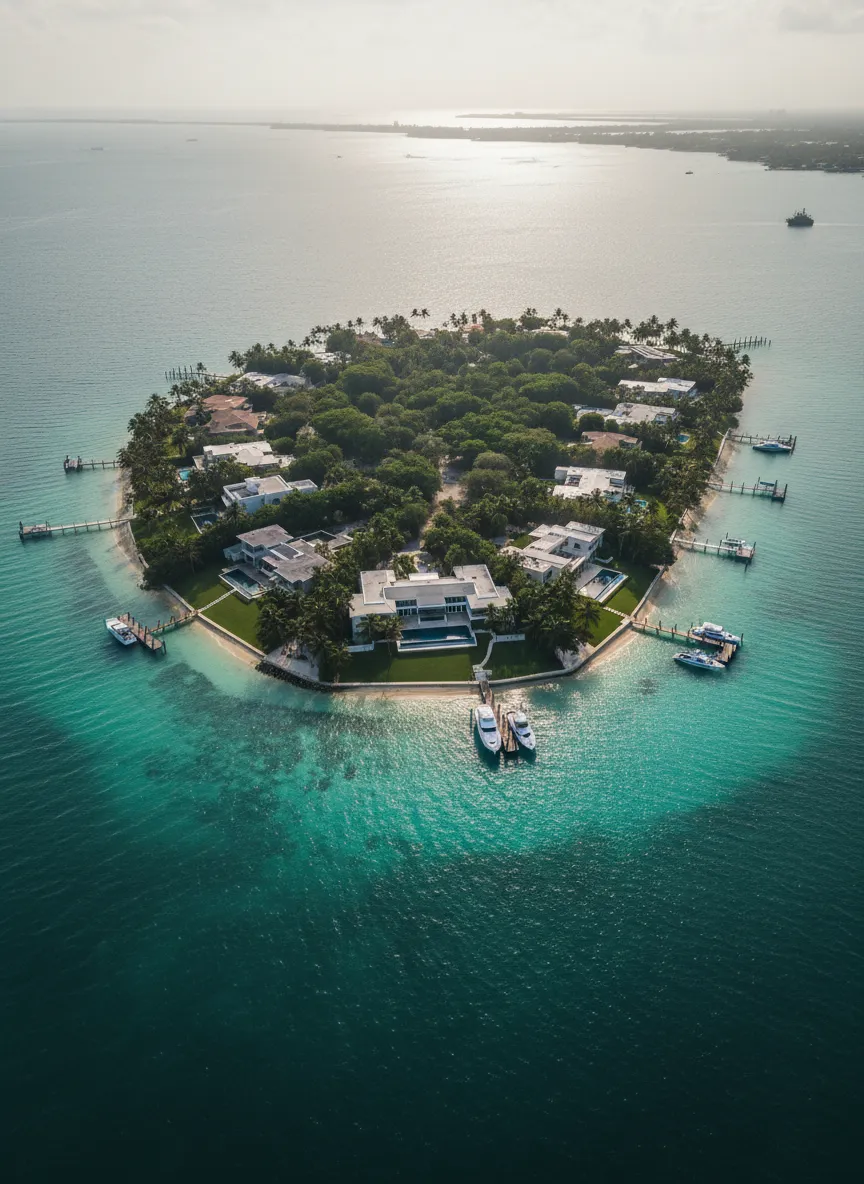 Tahiti Beach Island Aerial Map View