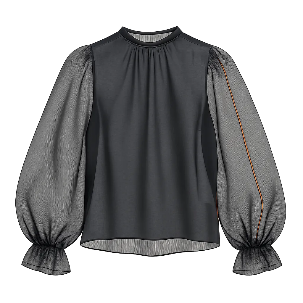 Silk Organza Blouse