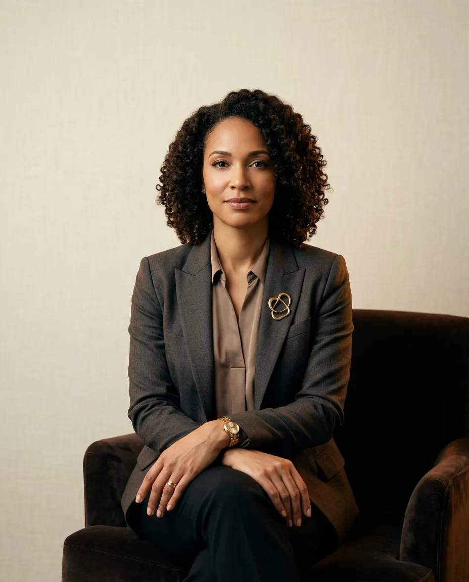 Anri Olivier founder portrait embodying leadership and operational resilience