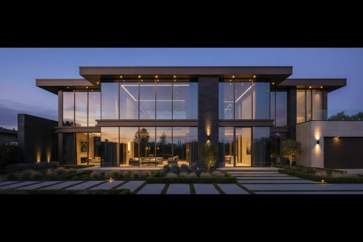 Luxury residential property exterior for Jumbo loan