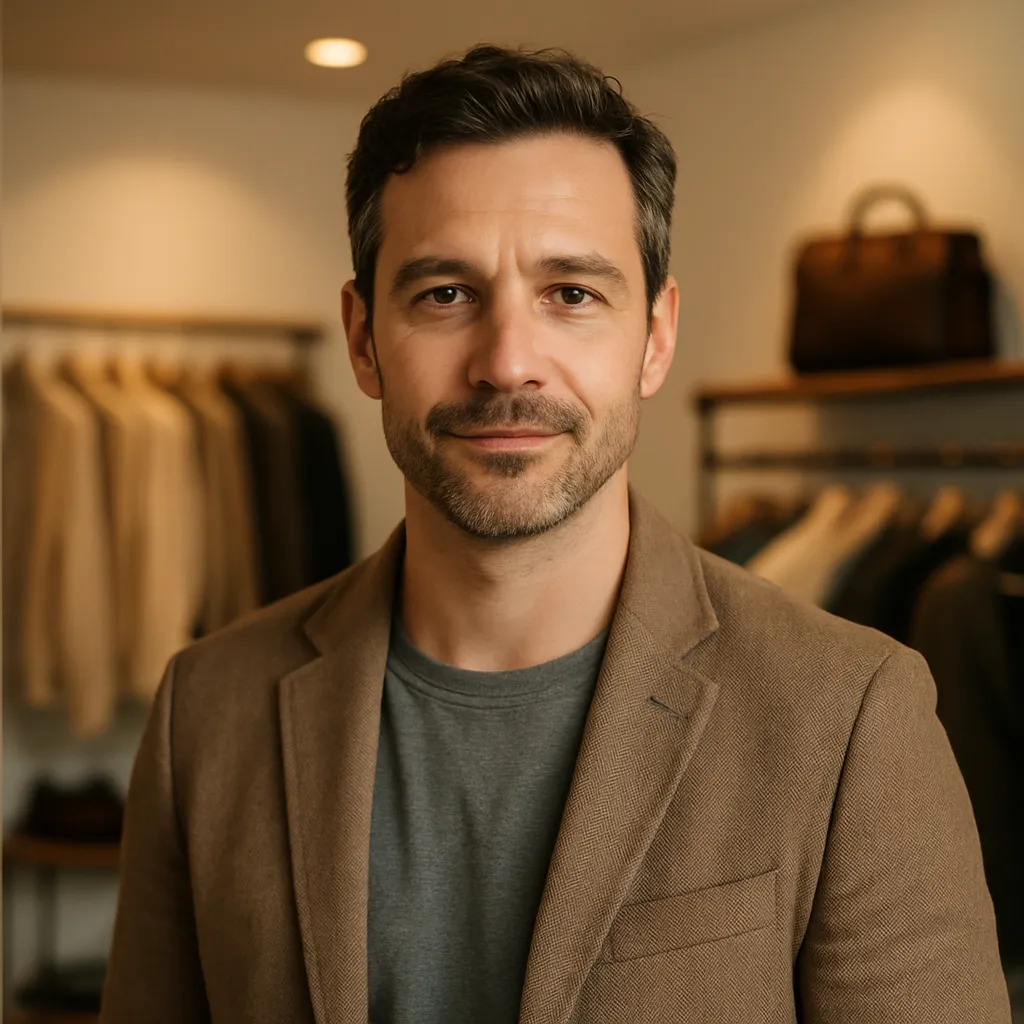Portrait of Owen Park, boutique owner