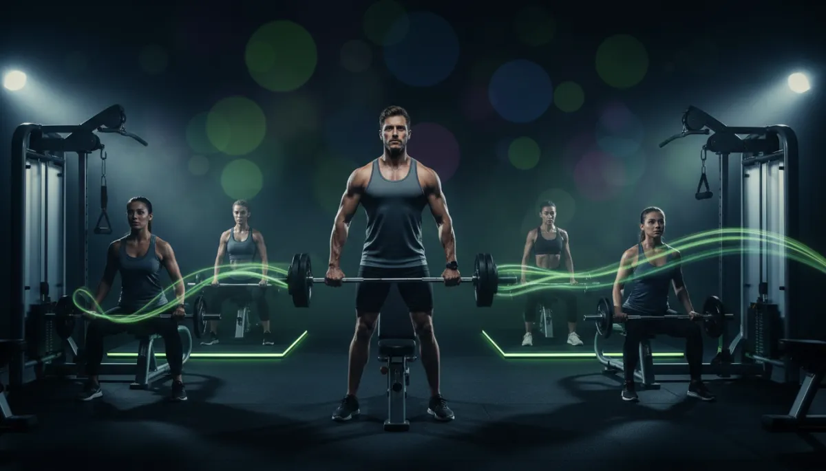 People working out at LocalFit gym during a free trial session