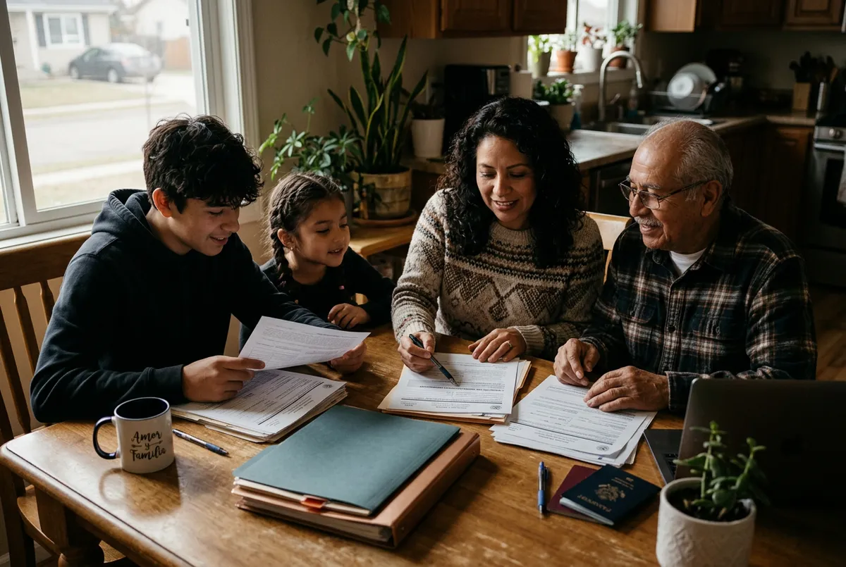 Immigration document assistance and bilingual guidance