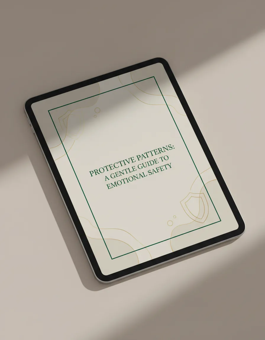 Protective Patterns emotional safety guide cover mockup