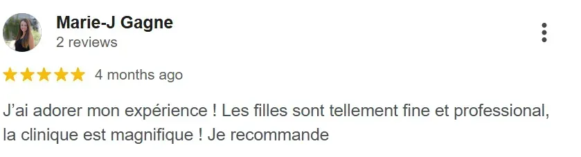 Avis client 1