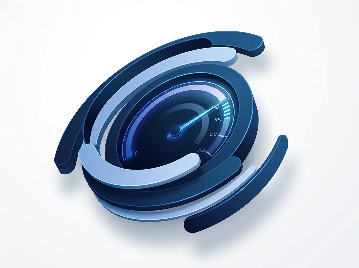 Speed and technical performance metrics visualization