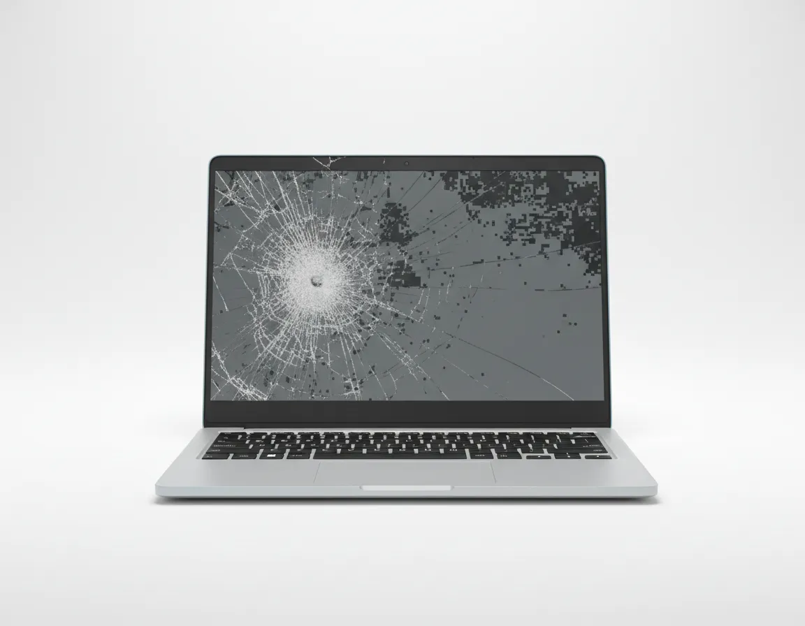 Broken Laptop Screen