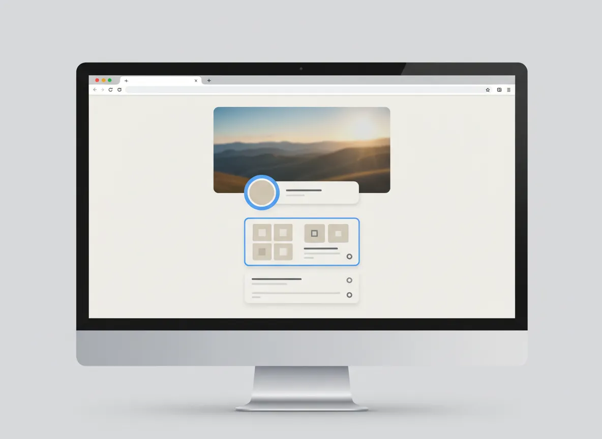 Creator one-page template
