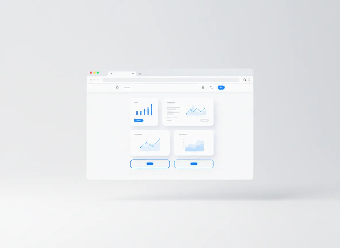 SaaS landing page template