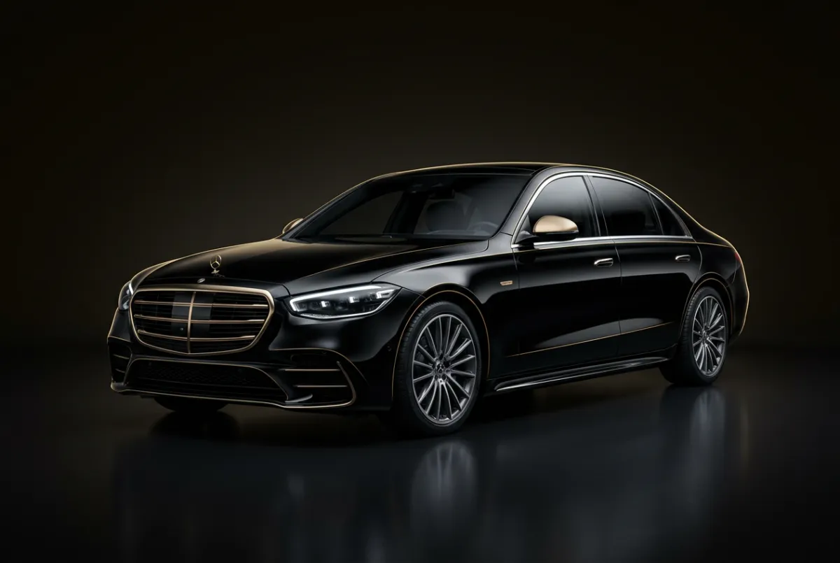 Executive Grand Saloon in sleek dark metallic finish