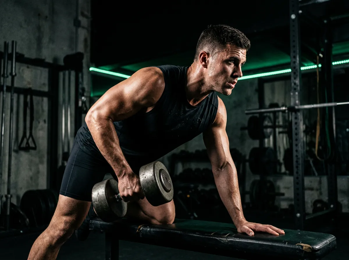 Men and women executing high-performance athletic training together