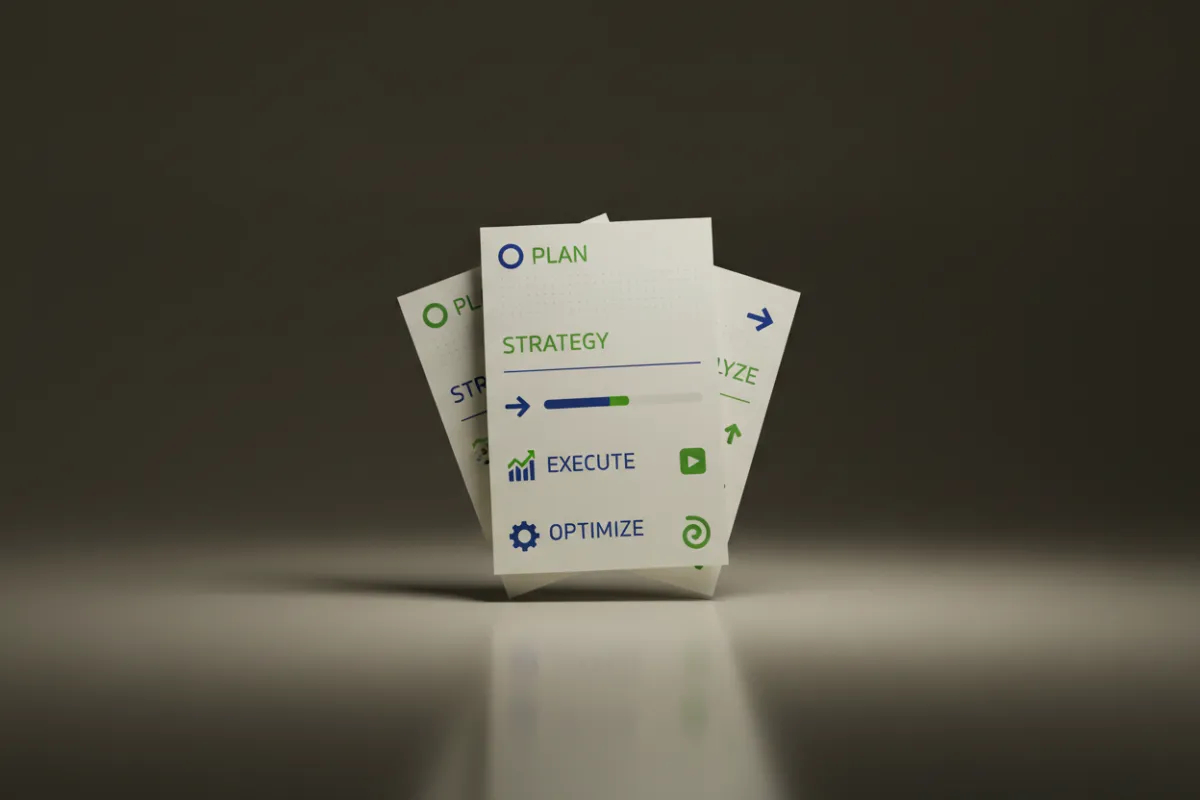 The One-System Marketing Planner Mockup