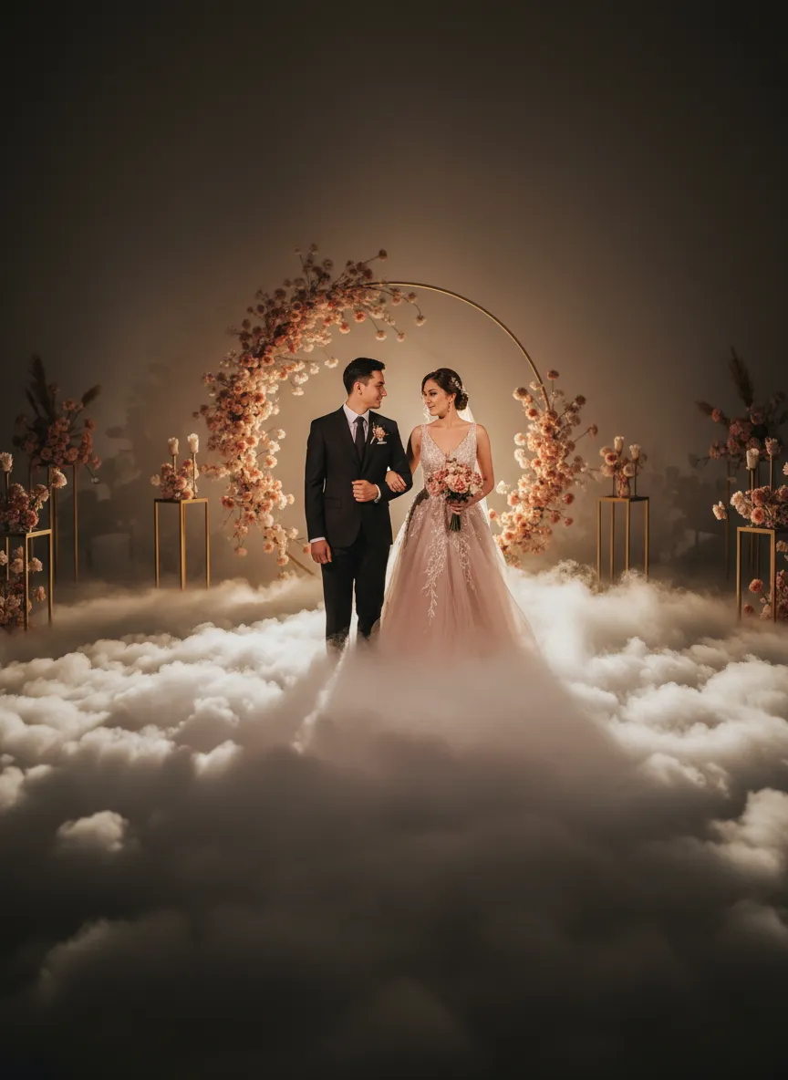 Walking on Clouds Effect