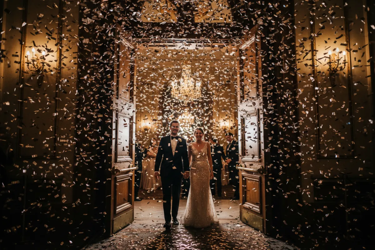 Grand Entrance Confetti Moment