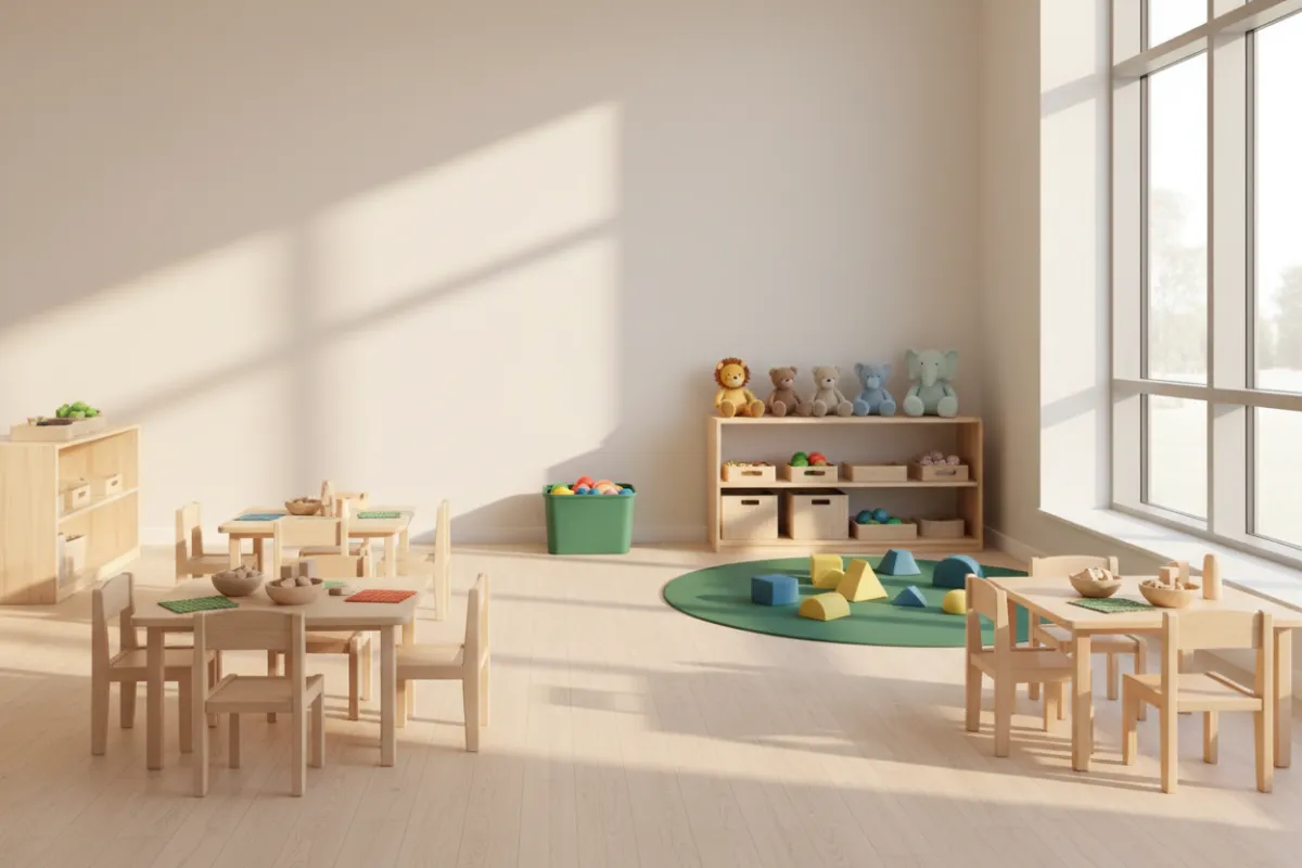 Daycare and early learning center space