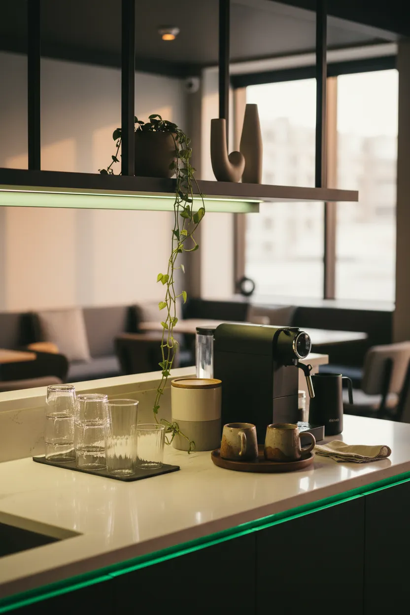 Co-working amenities