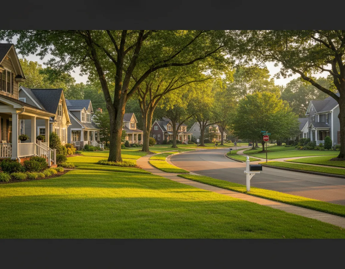 Local real estate neighborhood showing market knowledge