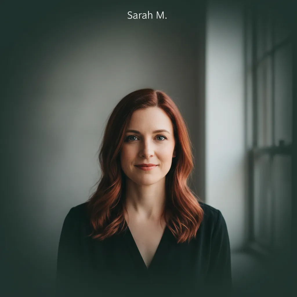 Portrait of Sarah M.