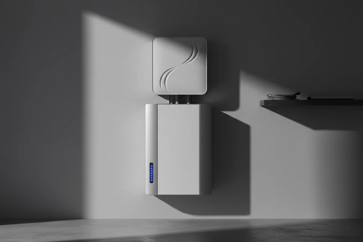 Solar technician installing panels