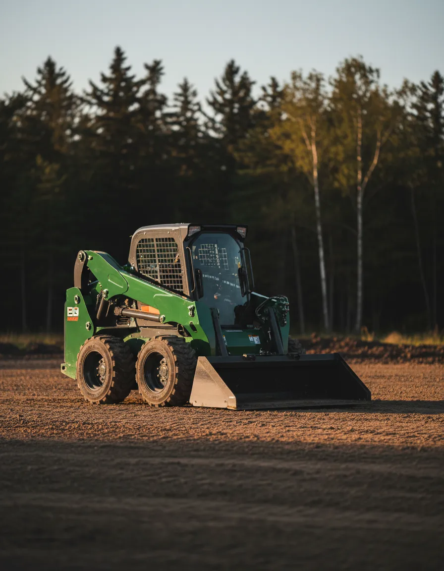 Professional forestry mulching equipment clearing land