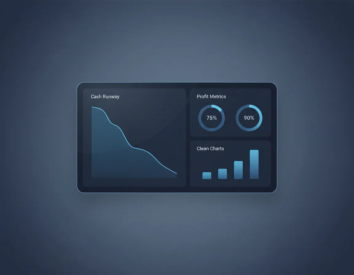 Financial dashboard preview for FinPilotOps