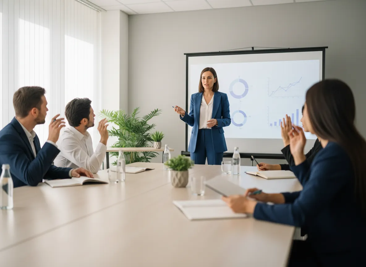 Workshop style session with presenter and attendees