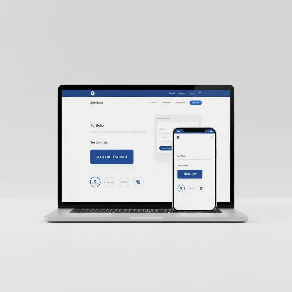 Contractor website preview