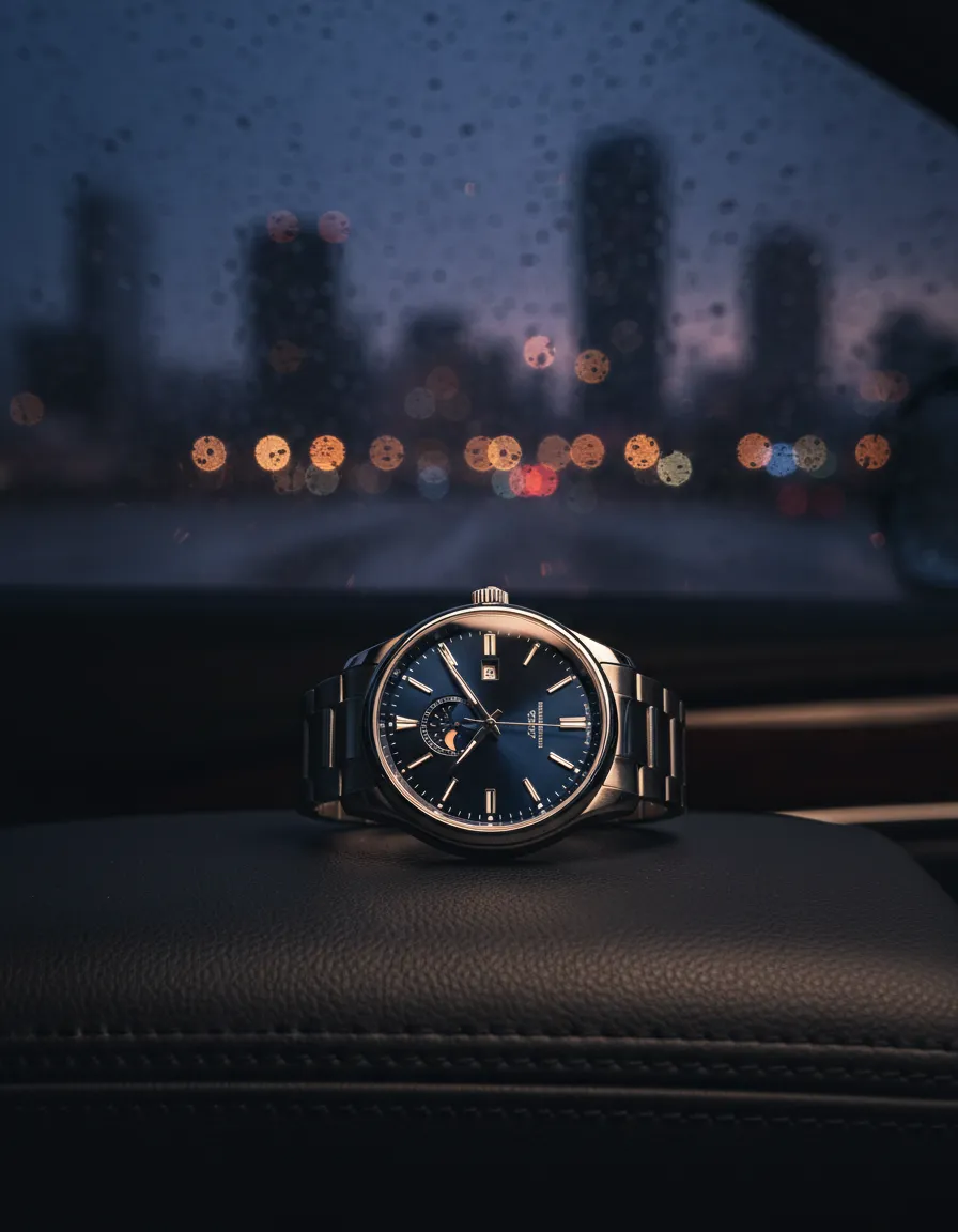 A sophisticated timepiece indicating absolute punctuality