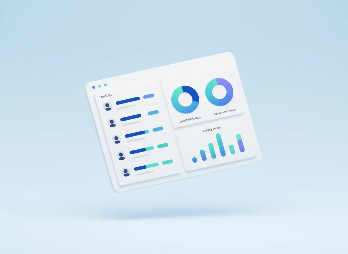 Dashboard of AutoScore AI lead scoring tool highlighting prioritized leads