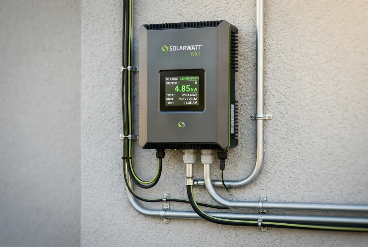 Solar inverter efficiency diagnosis and multi-string voltage testing