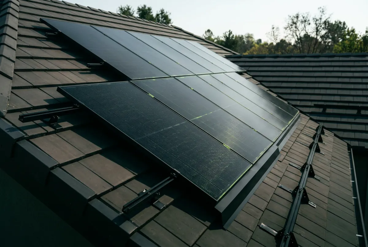 Flush Tile Roof Solar Installation in Scarborough