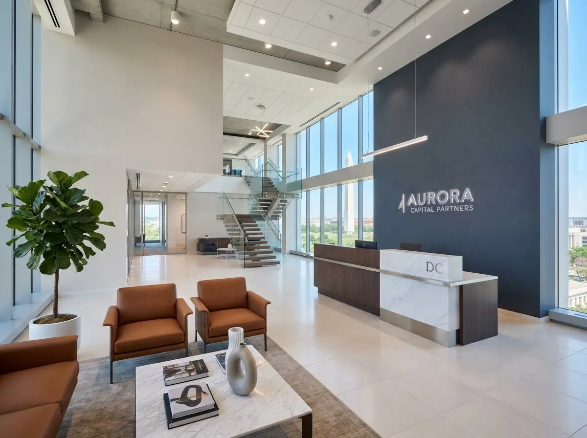 Commercial interior painting project with premium finish