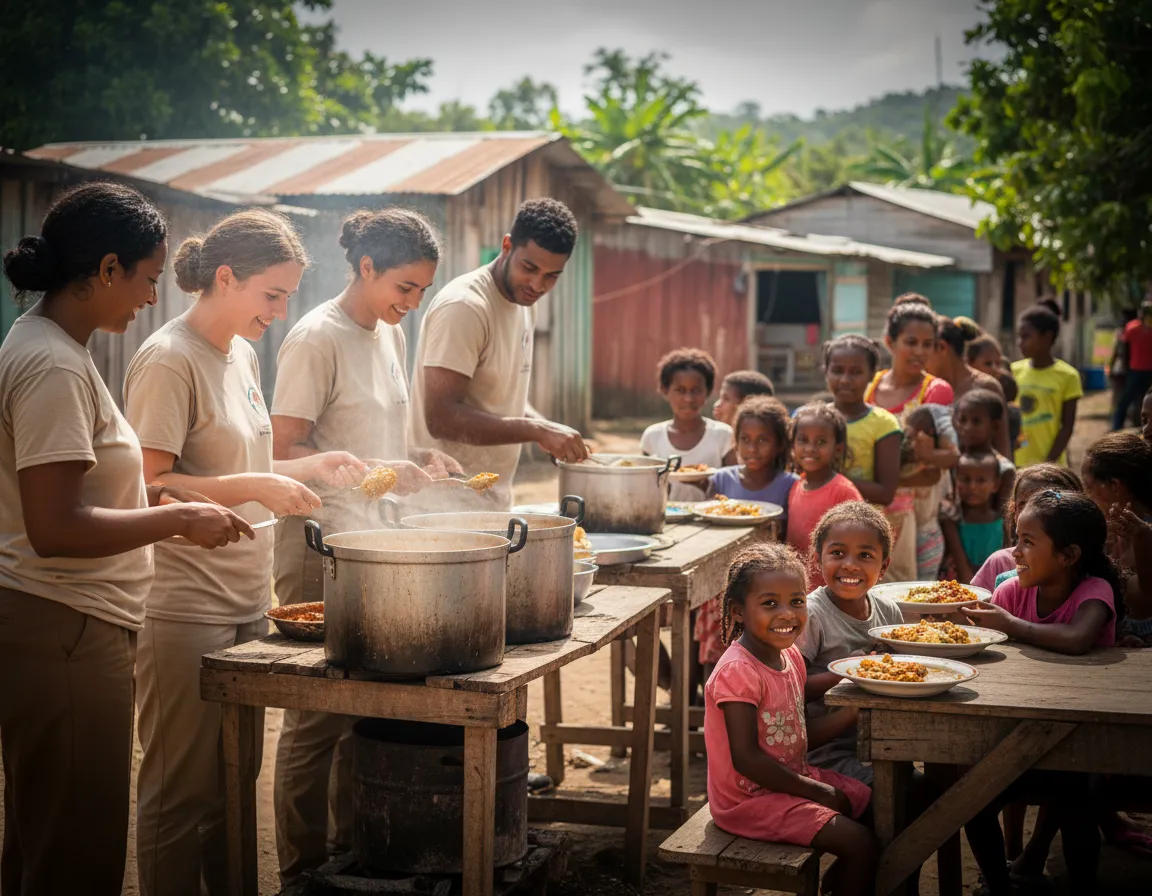 Serving meals and helping communities