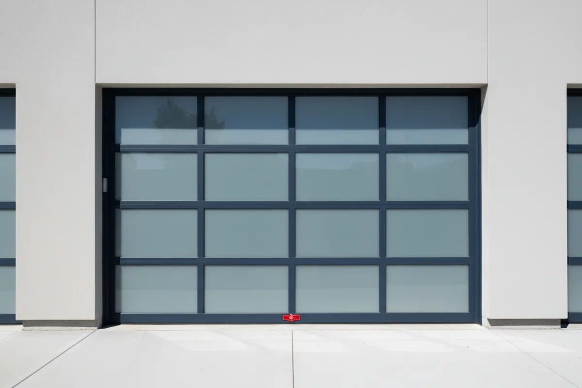 High-end residential garage door installation