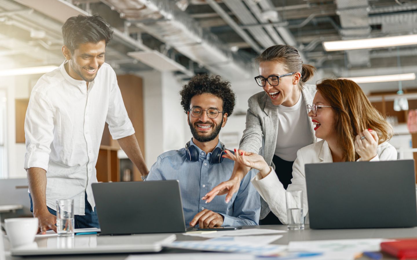 Team working together