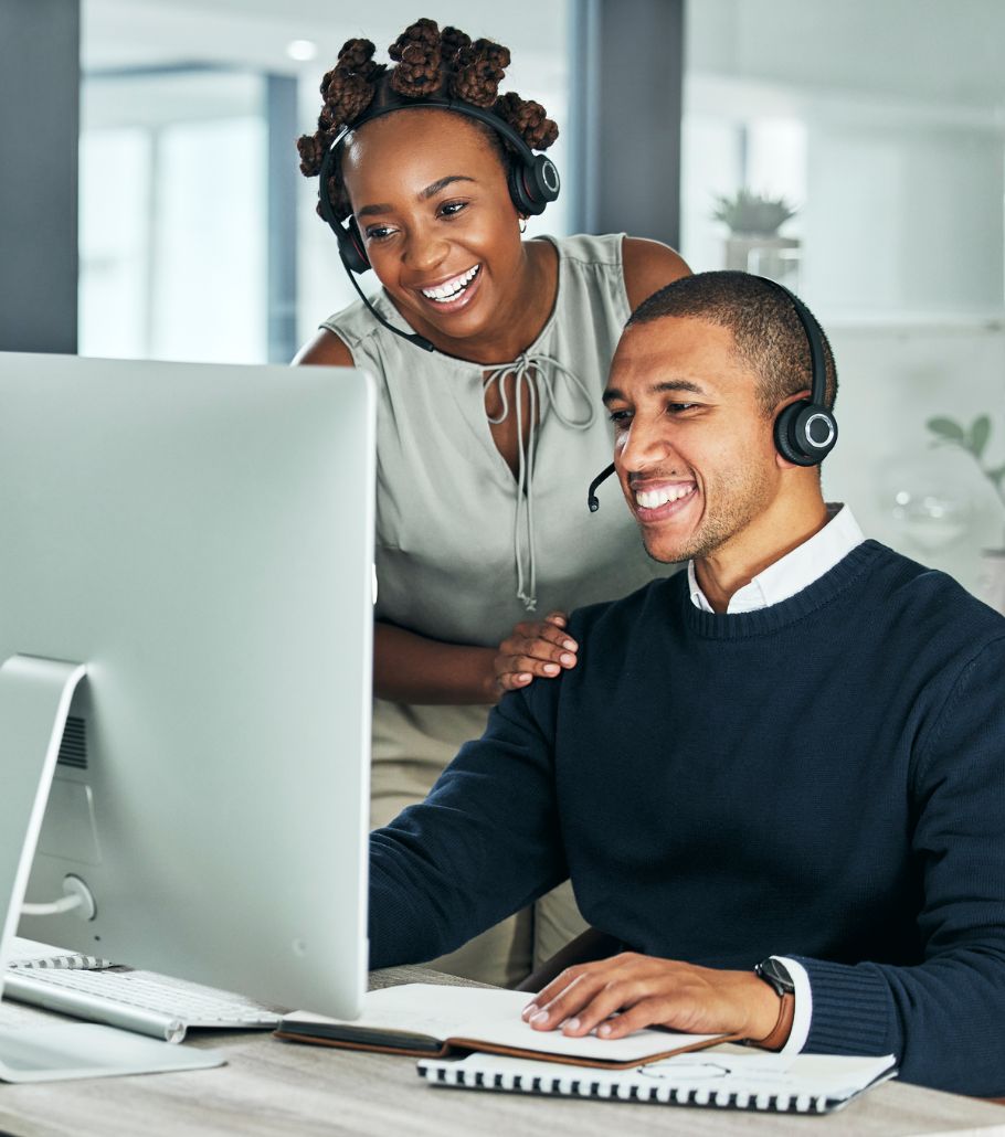 IT Professionals working together