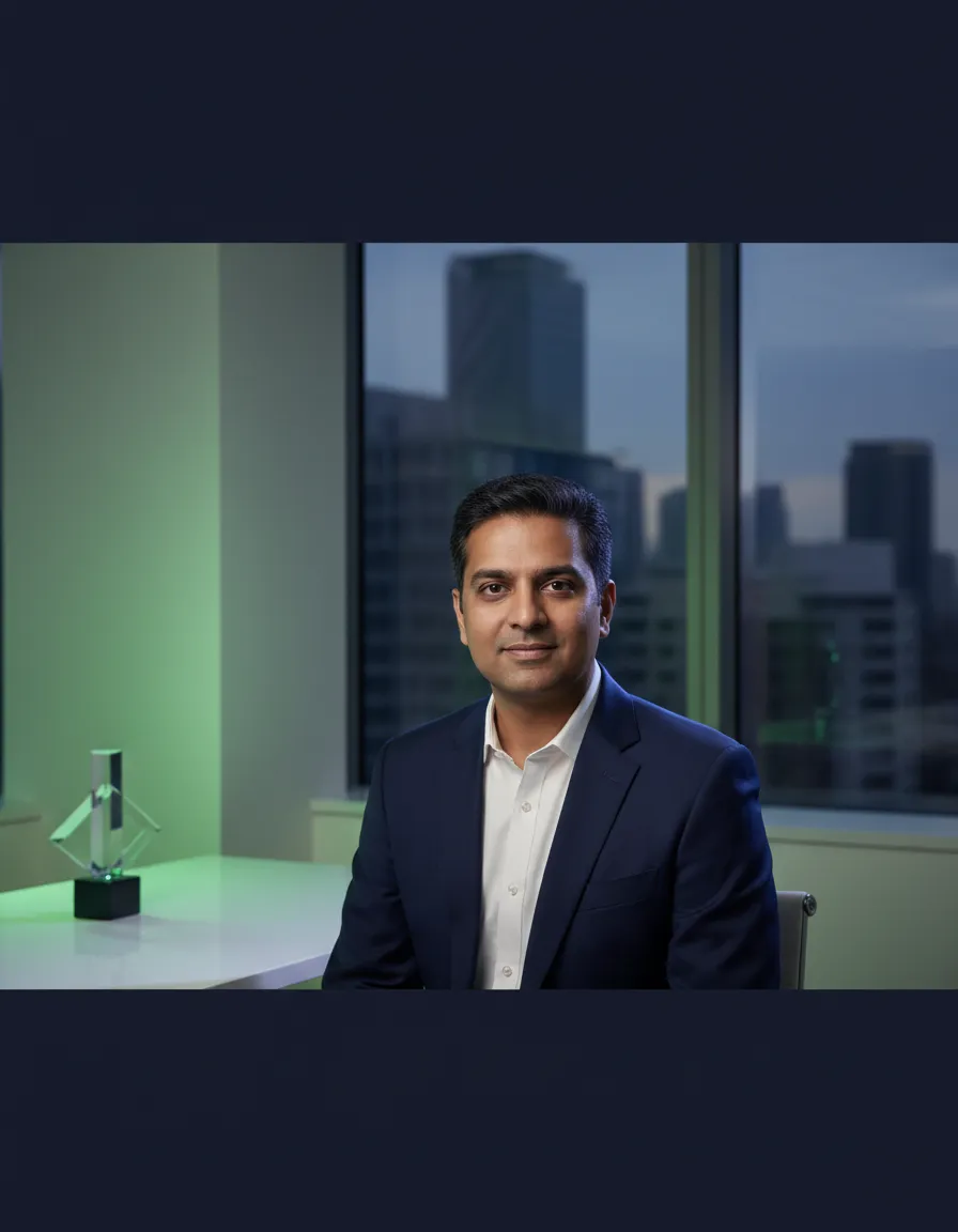 Rivaaj looking professional and welcoming
