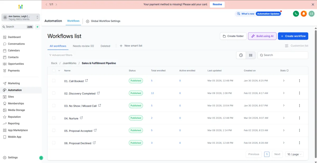 Workflow Automation Sample 1