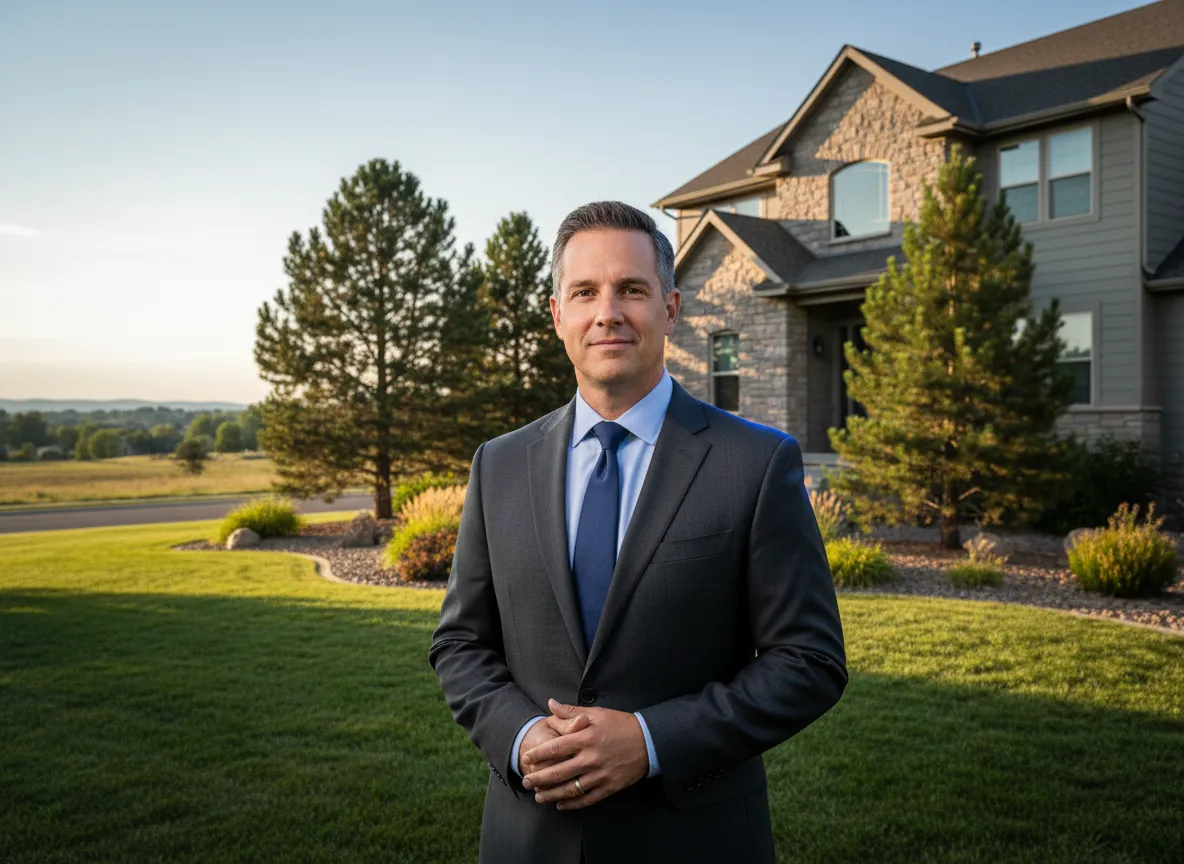 Herm Brocksmith showcasing a beautiful home in Parker CO