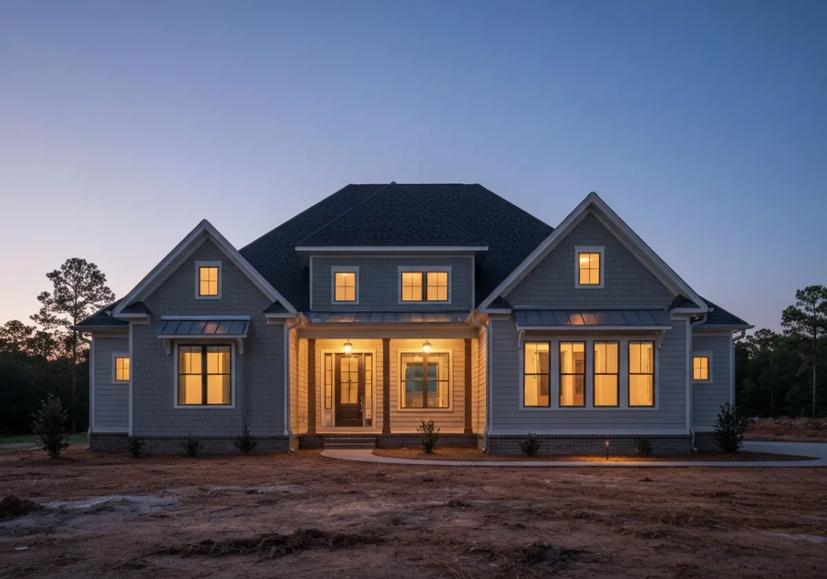 Custom residential construction project